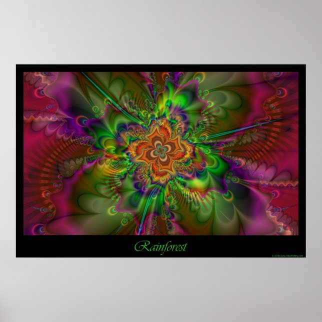 Affiche de la forêt tropicale (Devant)