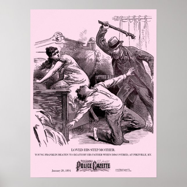 Affiche de la Gazette de police Stepmère (Devant)