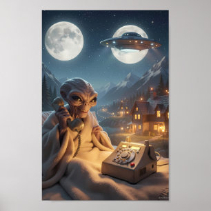Affiche de la Hotline Alien au Clair de Lune en Mo
