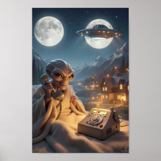 Affiche de la Hotline Alien au Clair de Lune en Mo