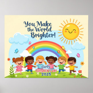Affiche de la Journée des enfants « Vous rendez le