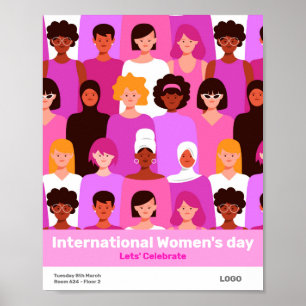 Affiche de la journée internationale des femmes du
