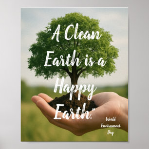 Affiche de la Journée mondiale de l'environnement