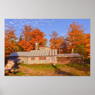 Affiche de la Maison de Sucre du Vermont