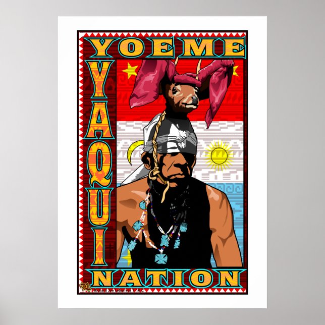 Affiche de la nation Yaqui (Devant)