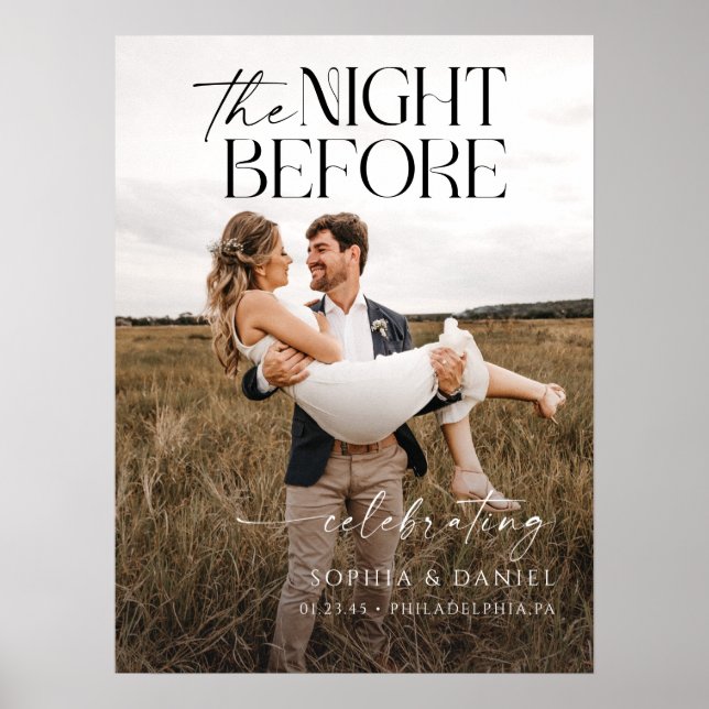 Affiche de la Nuit Avant le Dîner de Répétition à  (Devant)