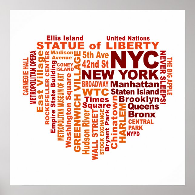 Affiche de la NYC (Devant)