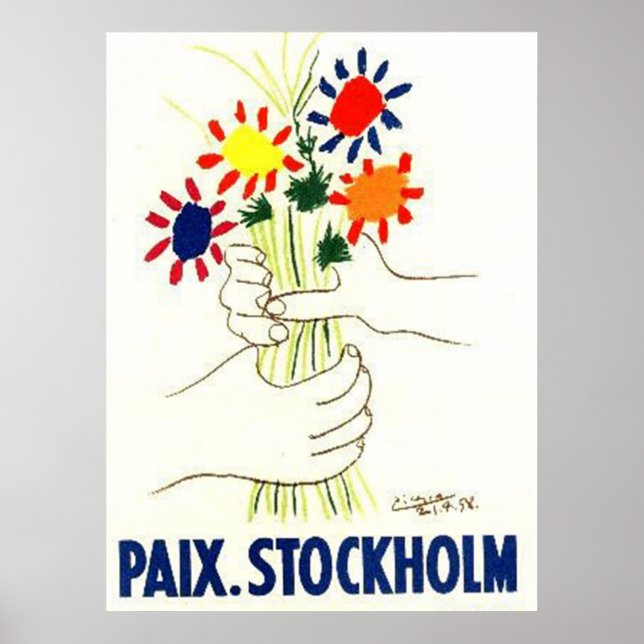 Affiche de la paix Stockholm (Devant)