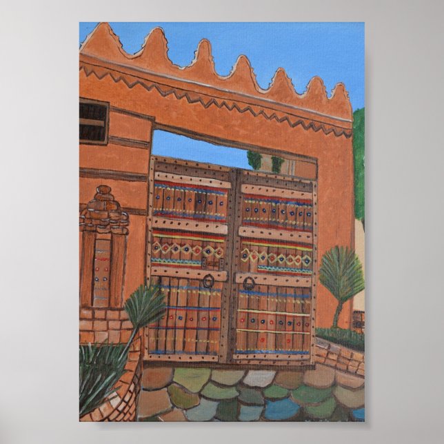 Affiche de la porte arabe (Devant)
