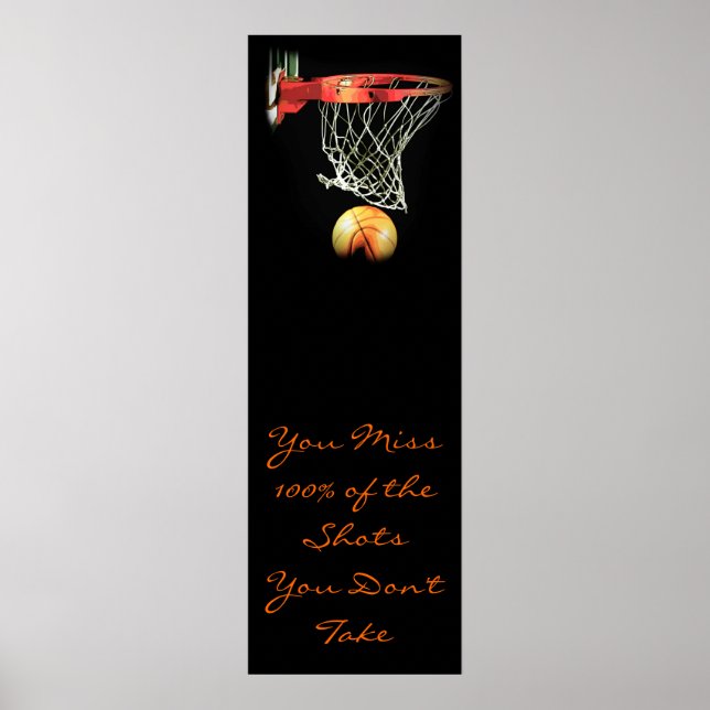 Affiche de la porte de basket-ball (Devant)