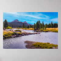 Affiche de la prairie de Tuolumne | Paysage de Yos
