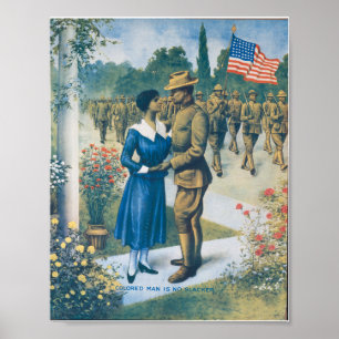 Affiche de la première guerre mondiale : L'homme d