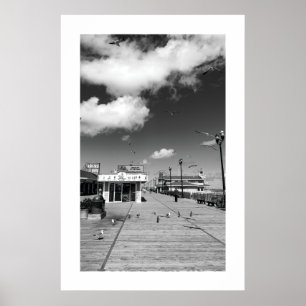 Affiche de la promenade des mouettes de Seaside He