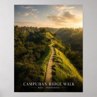 Affiche de la randonnée de Campuhan Ridge Walk à B