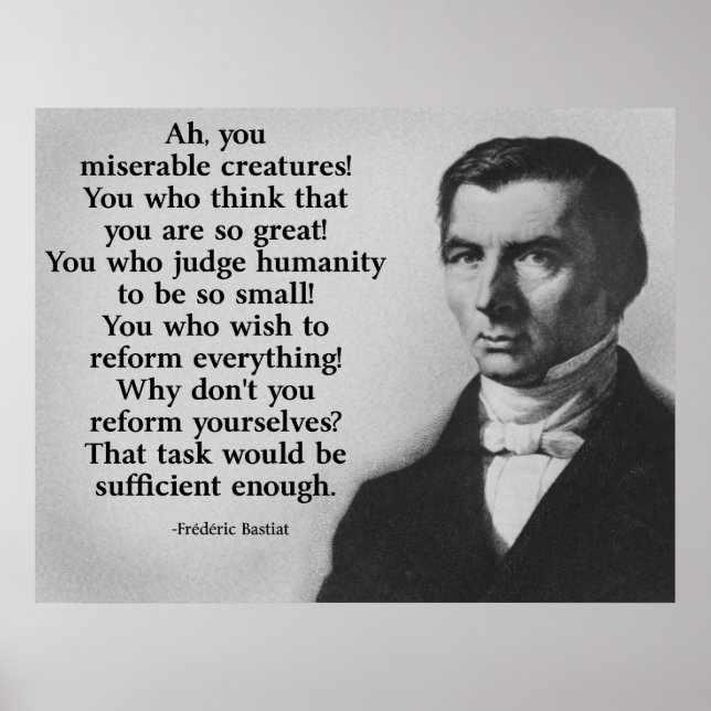 Affiche de la réforme Frederic Bastiat (Devant)