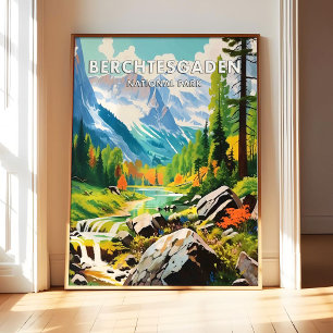 Affiche de la région de Berchtesgaden, Impression