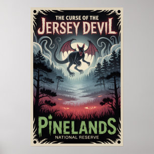 Affiche de la réserve nationale hantée de Pineland