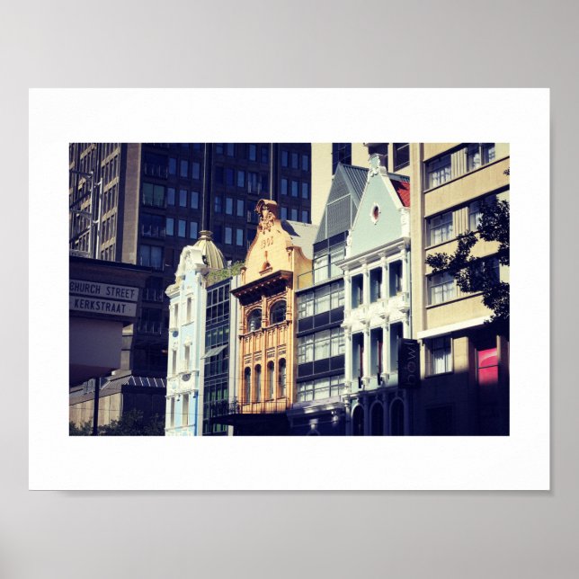 Affiche de la rue Architecture du Cap (Devant)