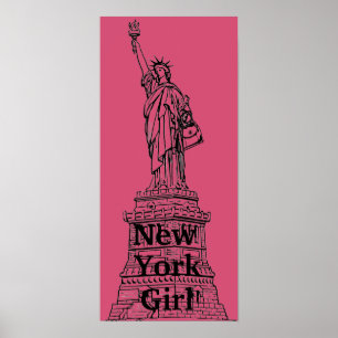 Affiche de la statue de la liberté de New York