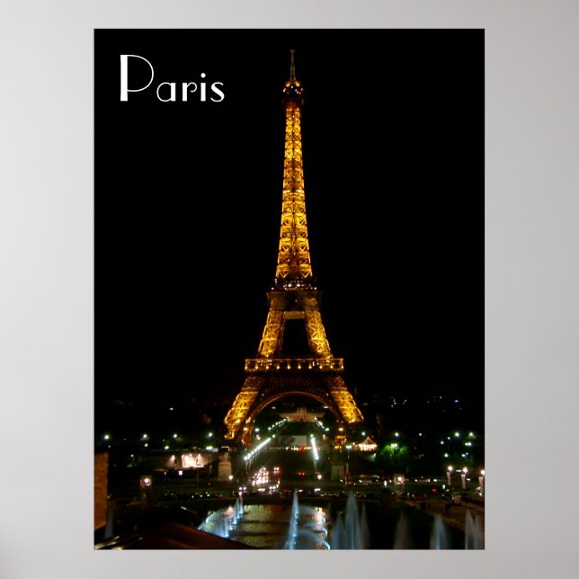 Affiche de la Tour Eiffel DE Paris A PARTIR DE 8.9 (Devant)