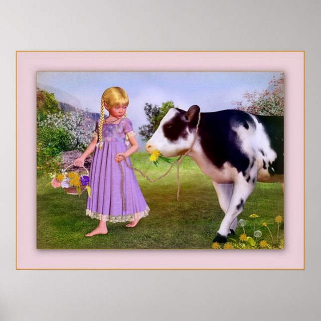 affiche de la vache heidi FROM 14.95 (Devant)