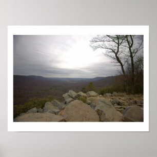 Affiche de la vue de Hawk Mountain