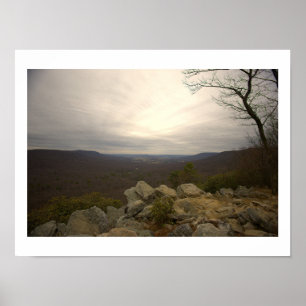 Affiche de la vue de Hawk Mountain
