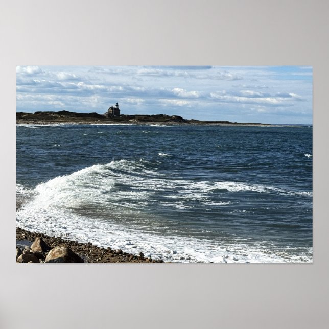 Affiche de la vue océanique de Rhode Island (Devant)