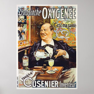 Affiche de L'Absinthe Cusenier