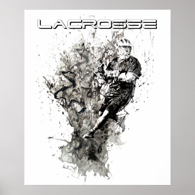 affiche de lacrosse krank (Devant)