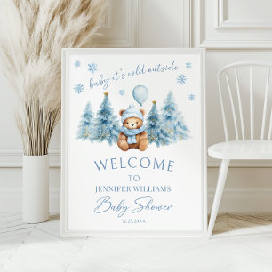 Affiche de l'Affiche de bienvenue du Baby shower d