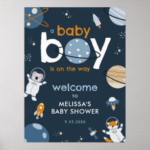 Affiche de l'Affiche de bienvenue du Baby shower s