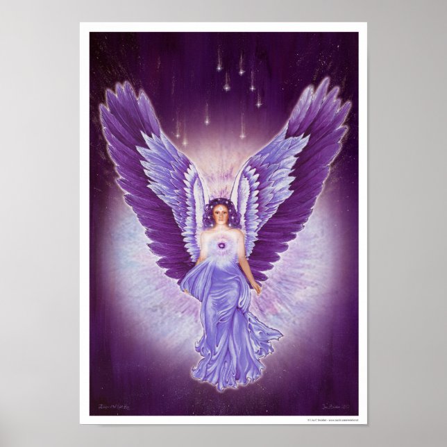 Affiche de l'ange violet glorieux Amethyst (Devant)