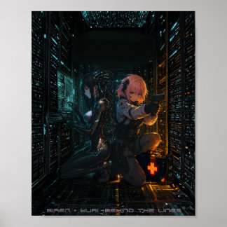 Affiche de l'anime cyberpunk Ghost in Chrome