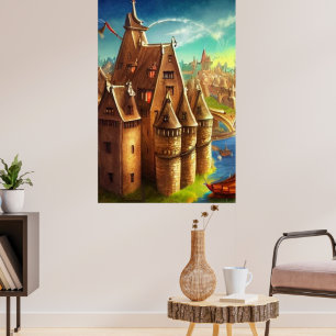 Affiche de l'Art numérique de l'Imaginaire du Roya