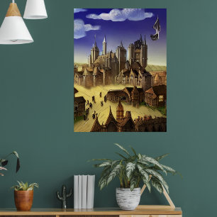 Affiche de l'Art numérique de l'Imaginaire du Roya