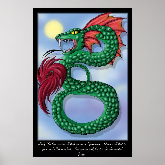 Affiche de l'échelle (Devant)