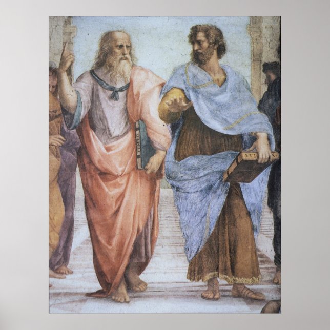 Affiche de l'école d'Athènes (Devant)