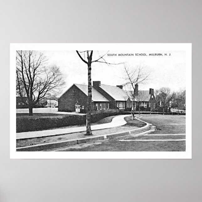 Affiche de l'école de South Mountain Ca. 1936 (Devant)