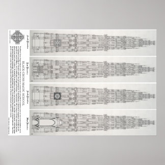 Affiche de l'école magique de la Croix-Noire no 1