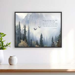 Affiche de l'Écriture Esaïe 40 31 S'envolez comme