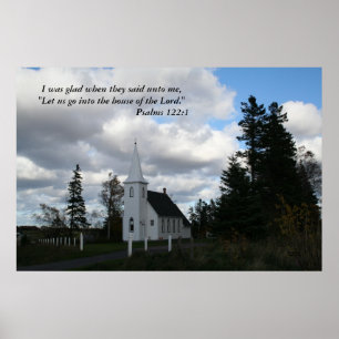 Affiche de l'église Country, "J'étais content"