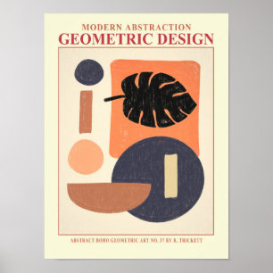 Affiche de l'EP Abstrait Géométrique No. 7