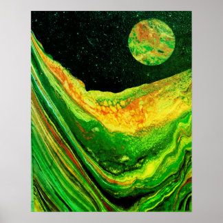 Affiche de l'espace cool, affiche de science-ficti