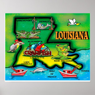 Affiche de l'État de Louisiane