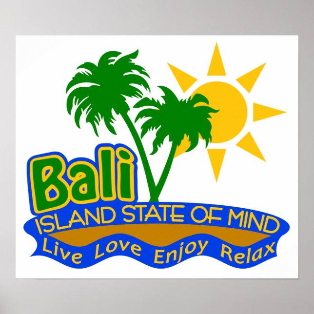 Affiche de l'état d'esprit de Bali (Devant)
