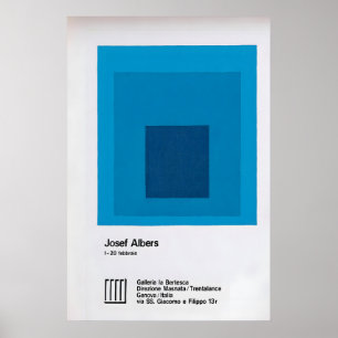 Affiche de l'exposition d'art abstrait de Joseph A