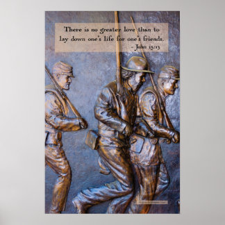 Affiche de l'exposition d'art No Greater Love 2026