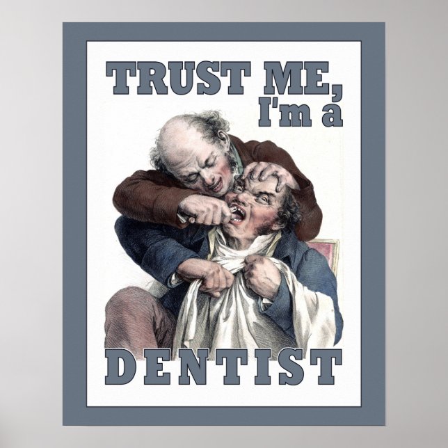 Affiche de l'humour DENTIST (Devant)