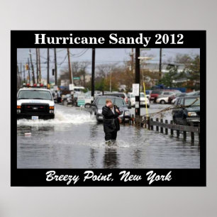 Affiche de l'HURRICANE SANDY 2012